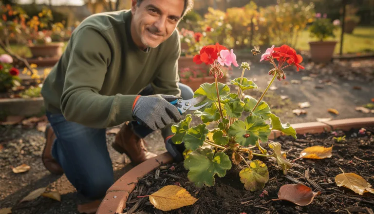 Come potare i gerani prima dell’inverno per avere piante esplosive in primavera