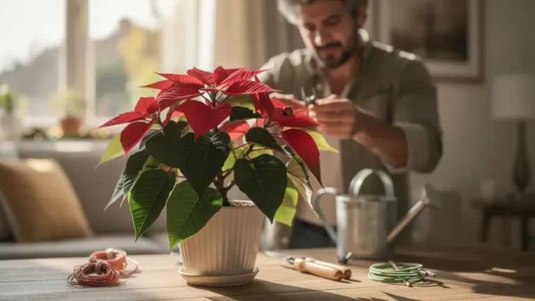 Come far durare più a lungo la stella di Natale in casa