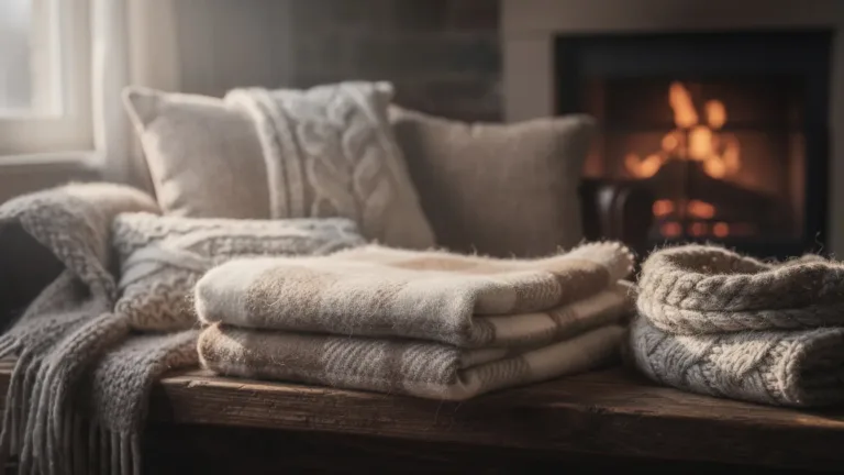 Il metodo per mantenere morbidi plaid e tessuti durante l’inverno
