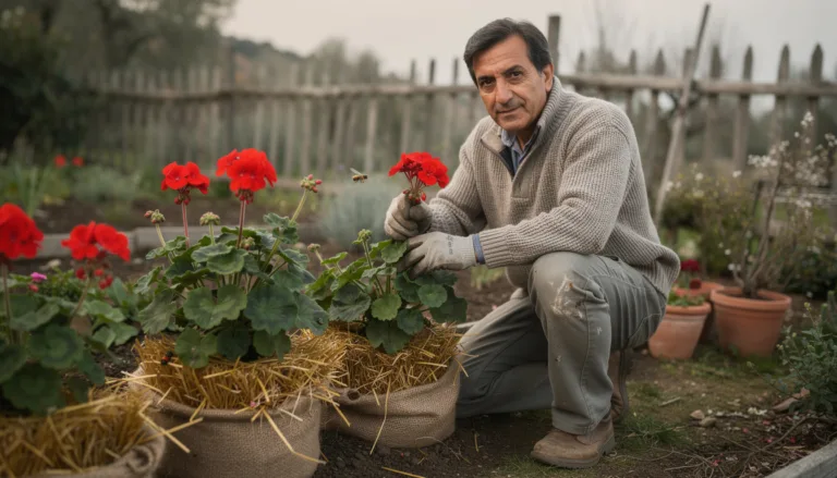 Il segreto dei vivaisti per far sopravvivere i gerani all’inverno senza portarli dentro casa