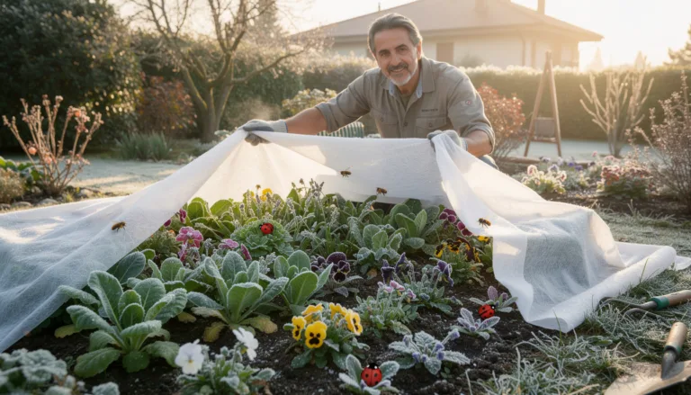 scopri il tessuto non tessuto che protegge le piante dal gelo, duraturo e riutilizzabile per anni senza deteriorarsi.