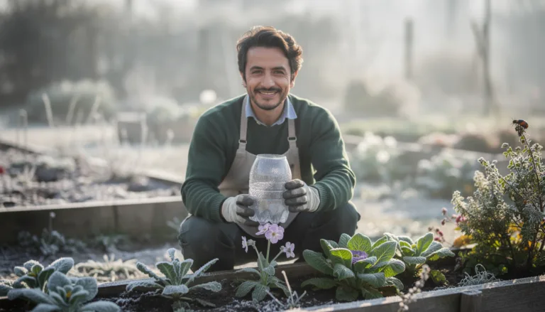 Il trucco della bottiglia di plastica che protegge le piante dal freddo meglio di qualsiasi telo