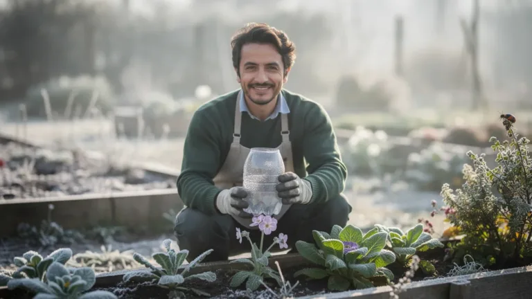 Il trucco della bottiglia di plastica che protegge le piante dal freddo meglio di qualsiasi telo