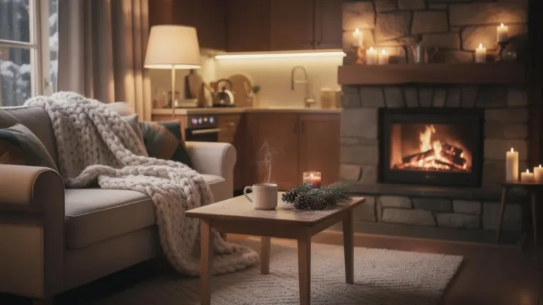 Le abitudini che rendono la casa più accogliente in inverno
