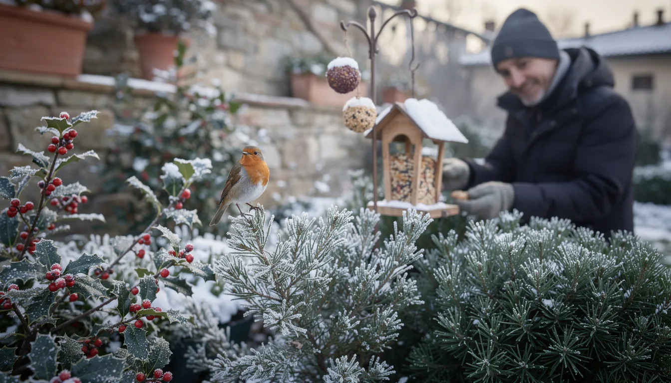 Perché i pettirossi hanno scelto proprio il tuo giardino e come aiutarli a sopravvivere all’inverno