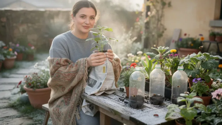 Proteggi le piante dal freddo usando oggetti che hai già in casa